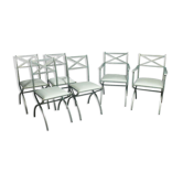 Series 6 chairs and vintage chairs Pierre Vandel