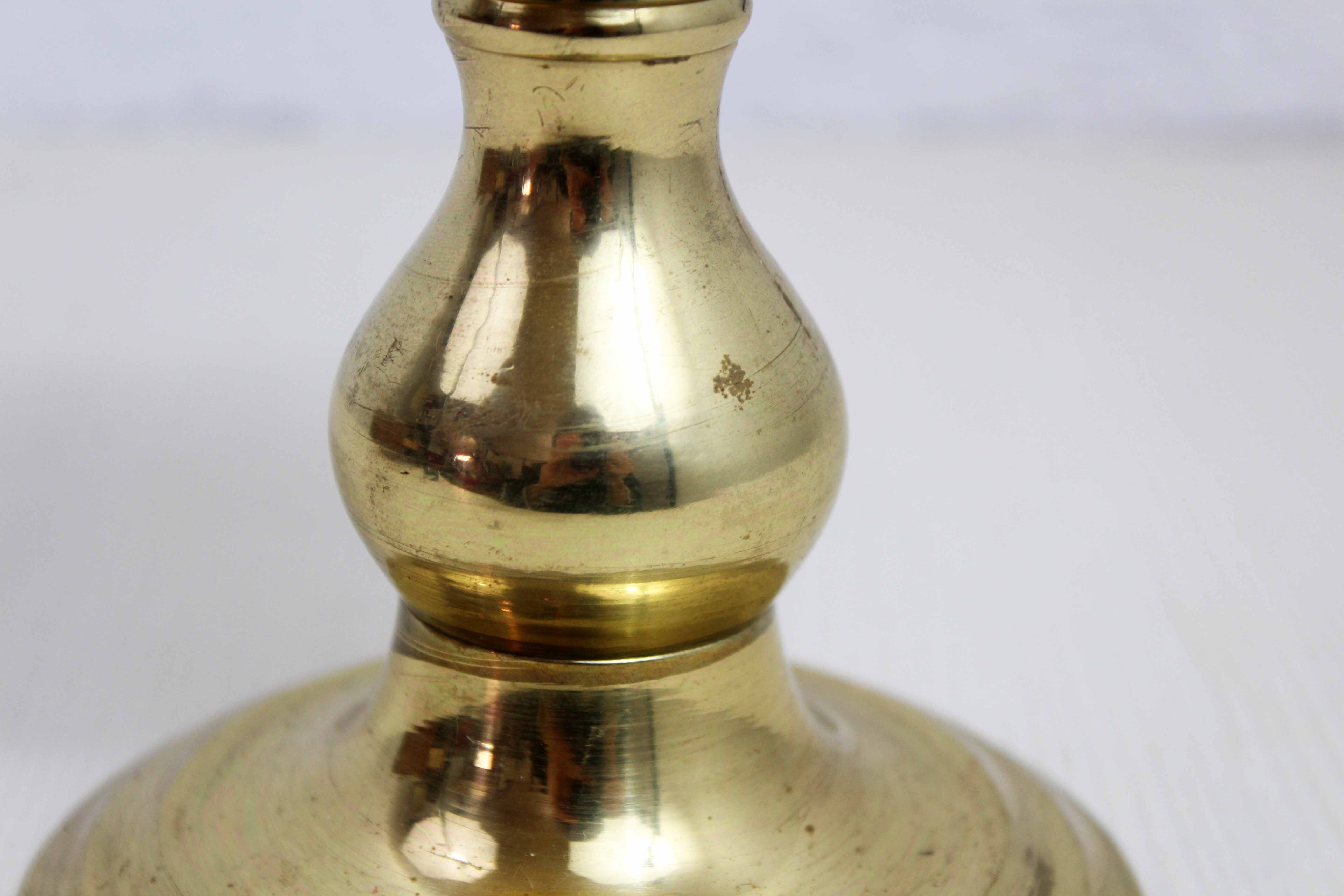 Brass candlestick