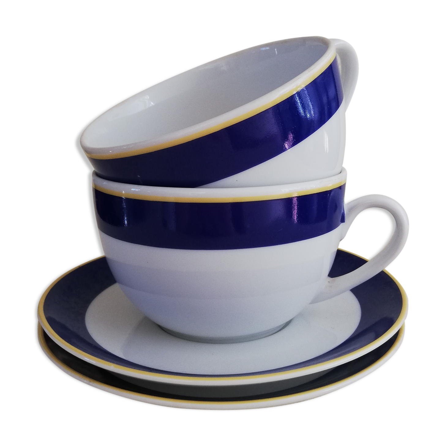 2 cups and their saucers Le Printemps