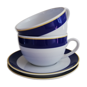 2 cups and their saucers Le Printemps