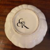 White earthenware pumpkin-shaped candy