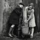 Photography, "Children at the Fountain, Rue des terres au curé", Paris, 1954 / NB / 15 x 20 cm