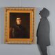 Old painting signed Roberto Fontana, oil on canvas, 19th century.