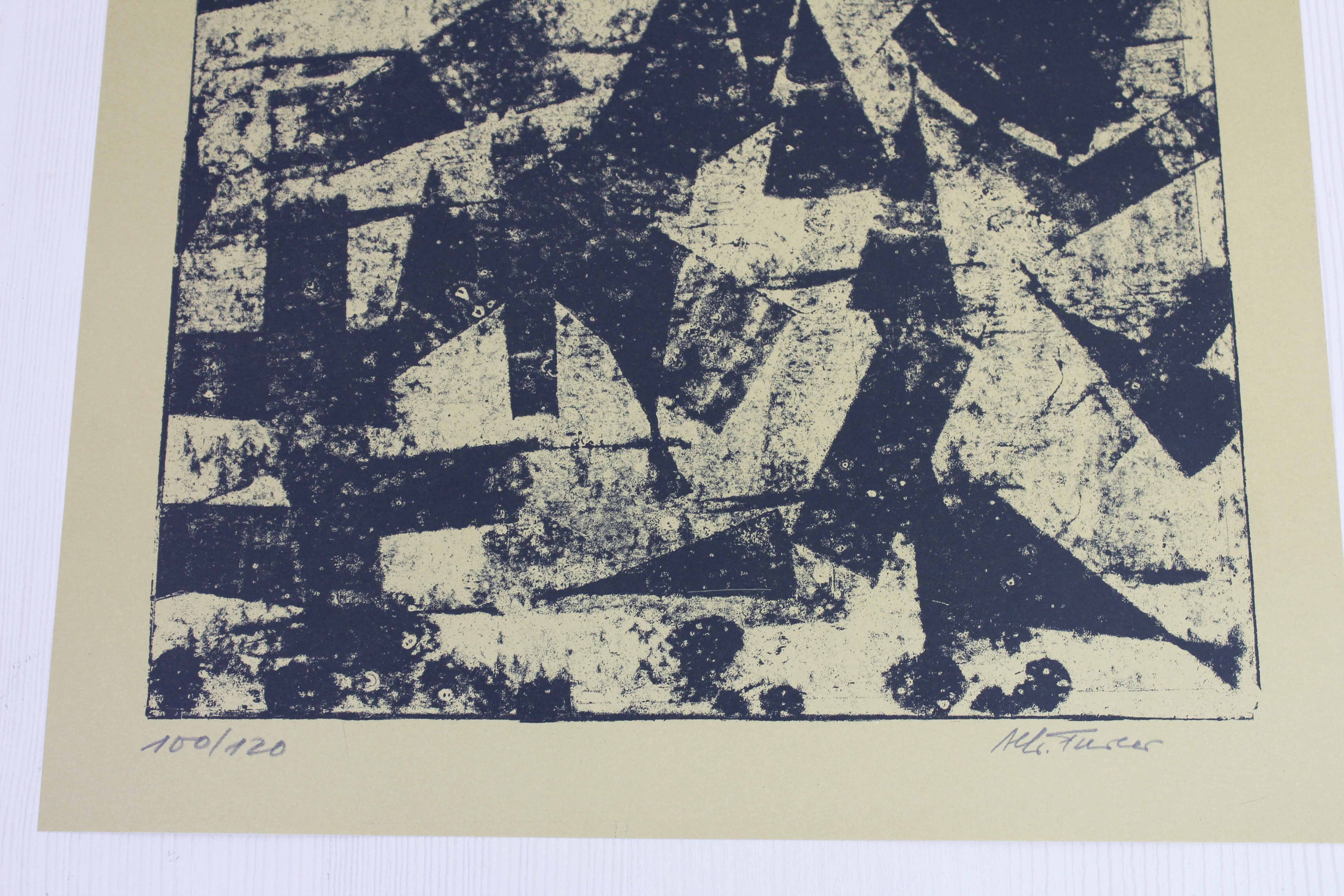 Lithograph of Alfred Furler 70s