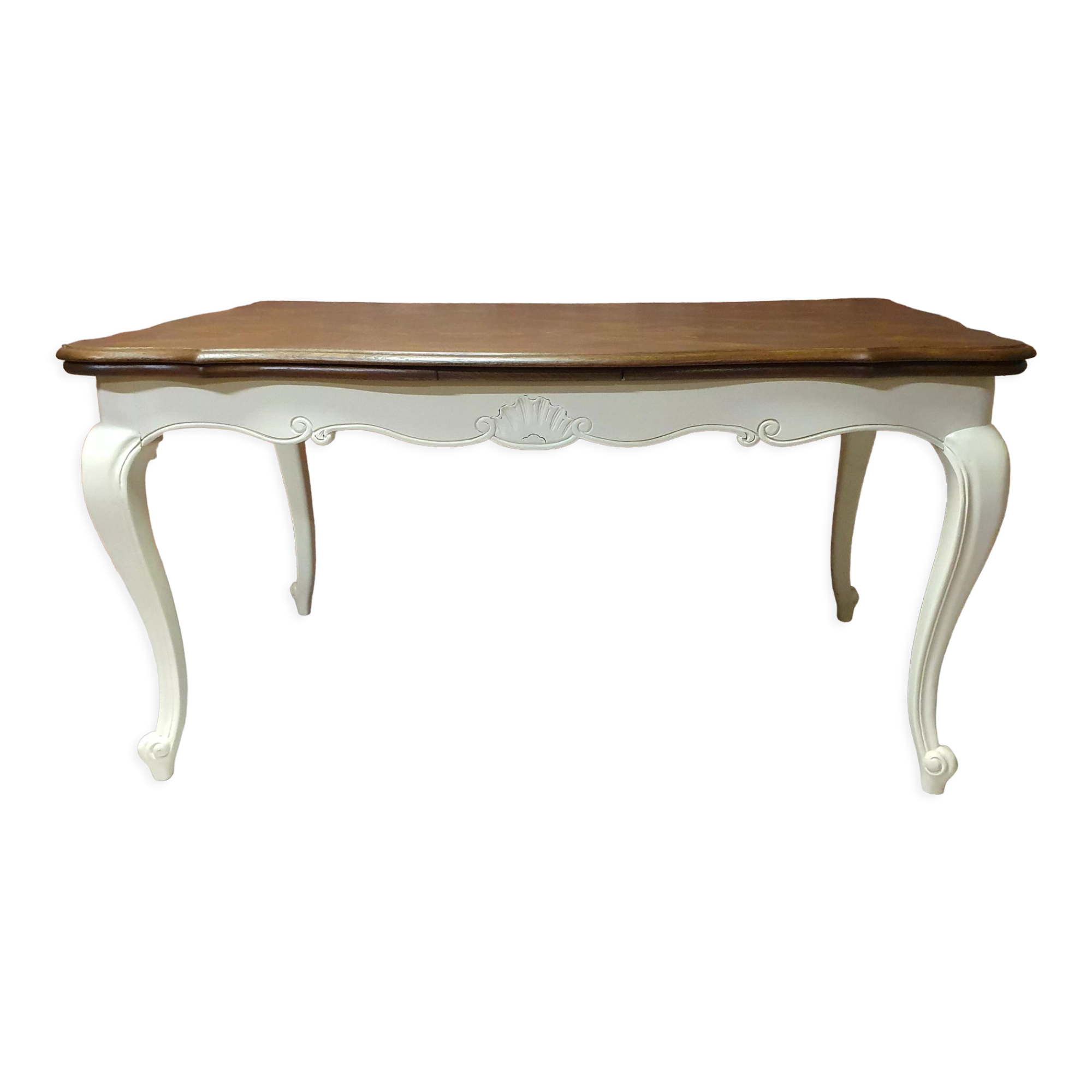 Folding oak table provence style