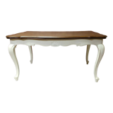 Folding oak table provence style