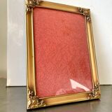 Vintage Metal Picture Frame 23 cm x 17 cm CONVEX glass