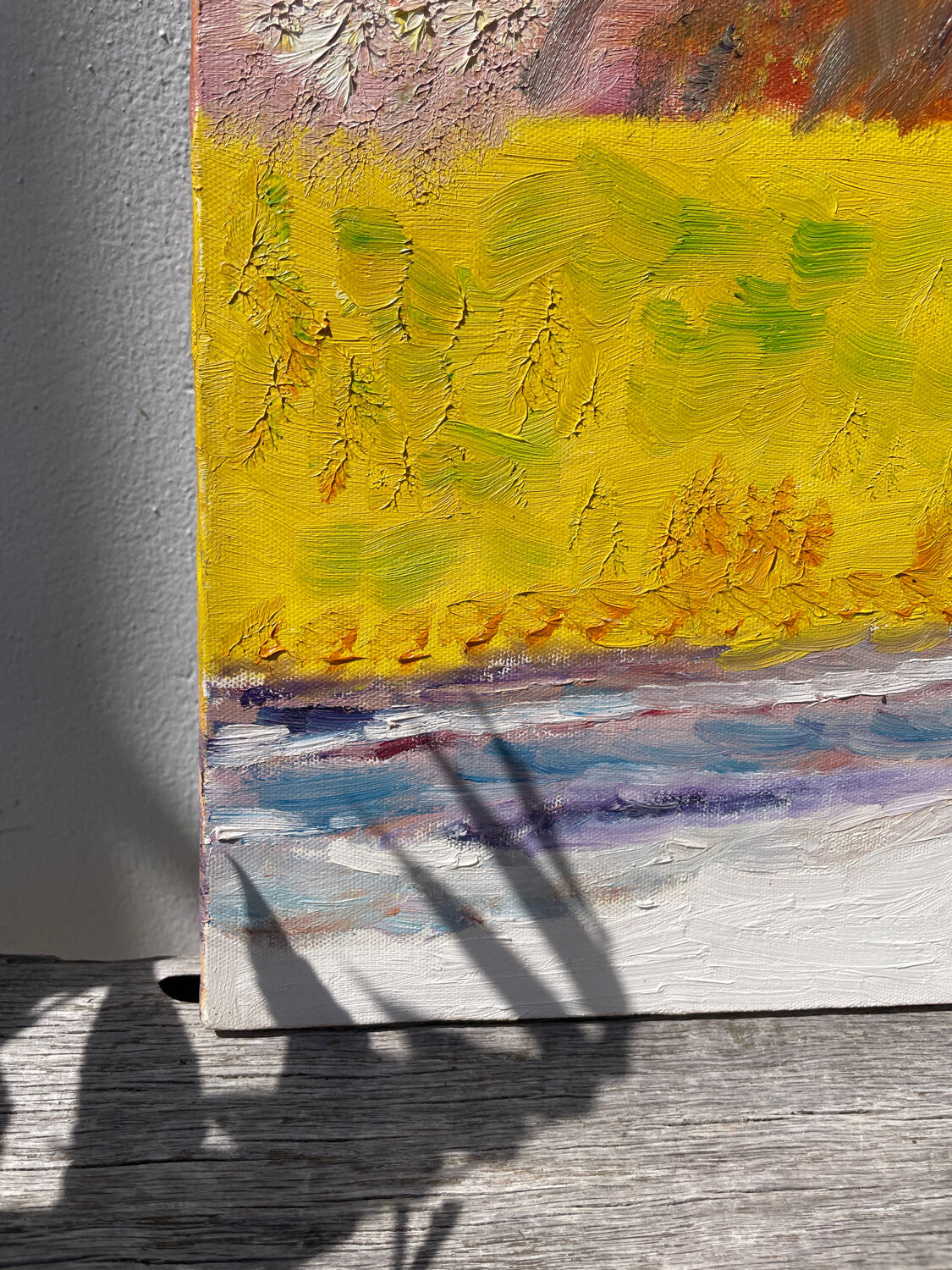 Still life painting with bouquet oil on canvas