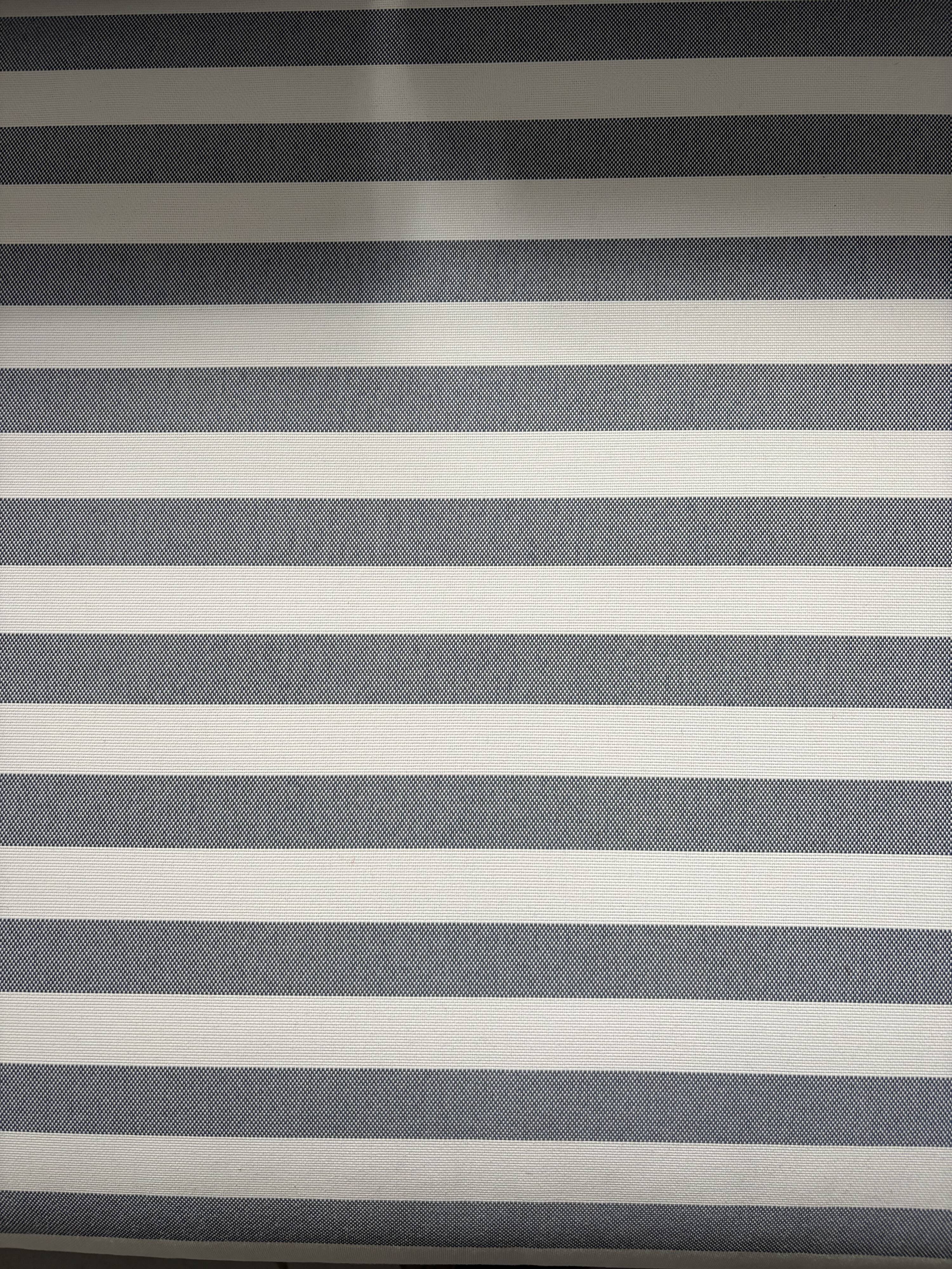 Vintage black and white striped sofa bed