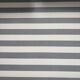 Vintage black and white striped sofa bed