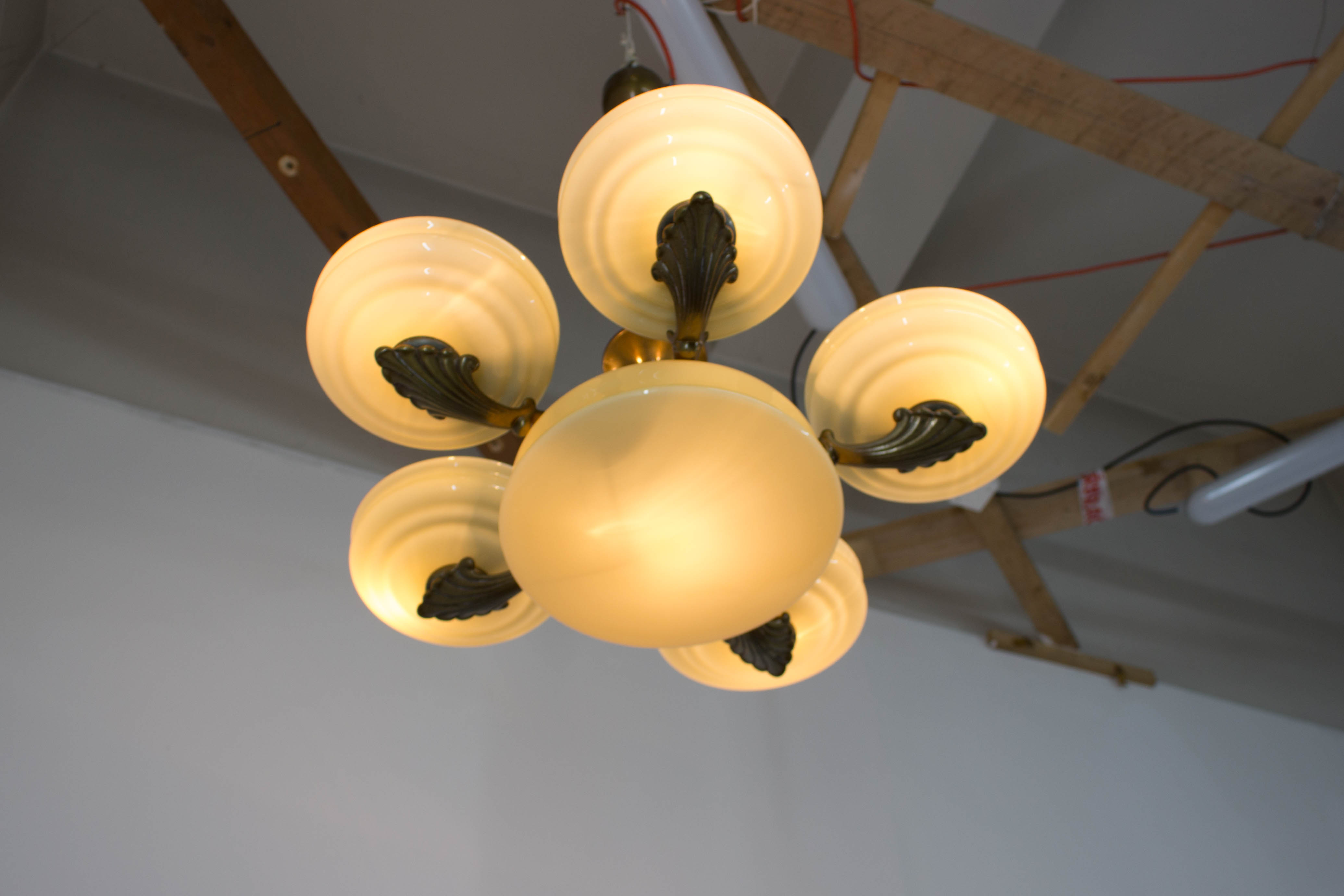 Art deco chandelier, 1930s