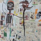 Vintage Jean Michel Basquiat lithograph