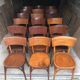 Set of 18 bistro chairs & Baumann