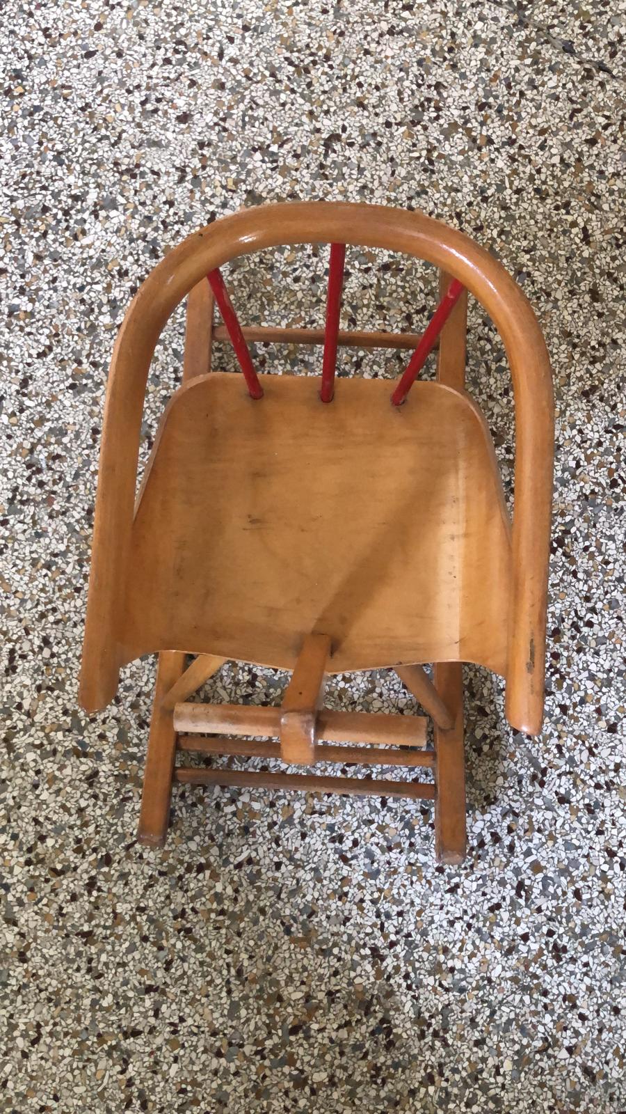 Vintage rocking horse manufacture Baumann