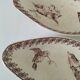 Two vintage U&C Sarreguemines Buffon model dishes