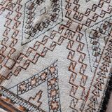 Beni Ourain Moroccan rug white - 190 x 338 cm