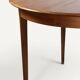 Scandinavian extendable dining table in teak - 1960s
