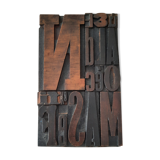 Wooden type box