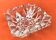 1970s Ashtray Clear Cut and Chiseled Glass