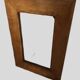 Vintage Scandinavian mirror, solid wood mirror