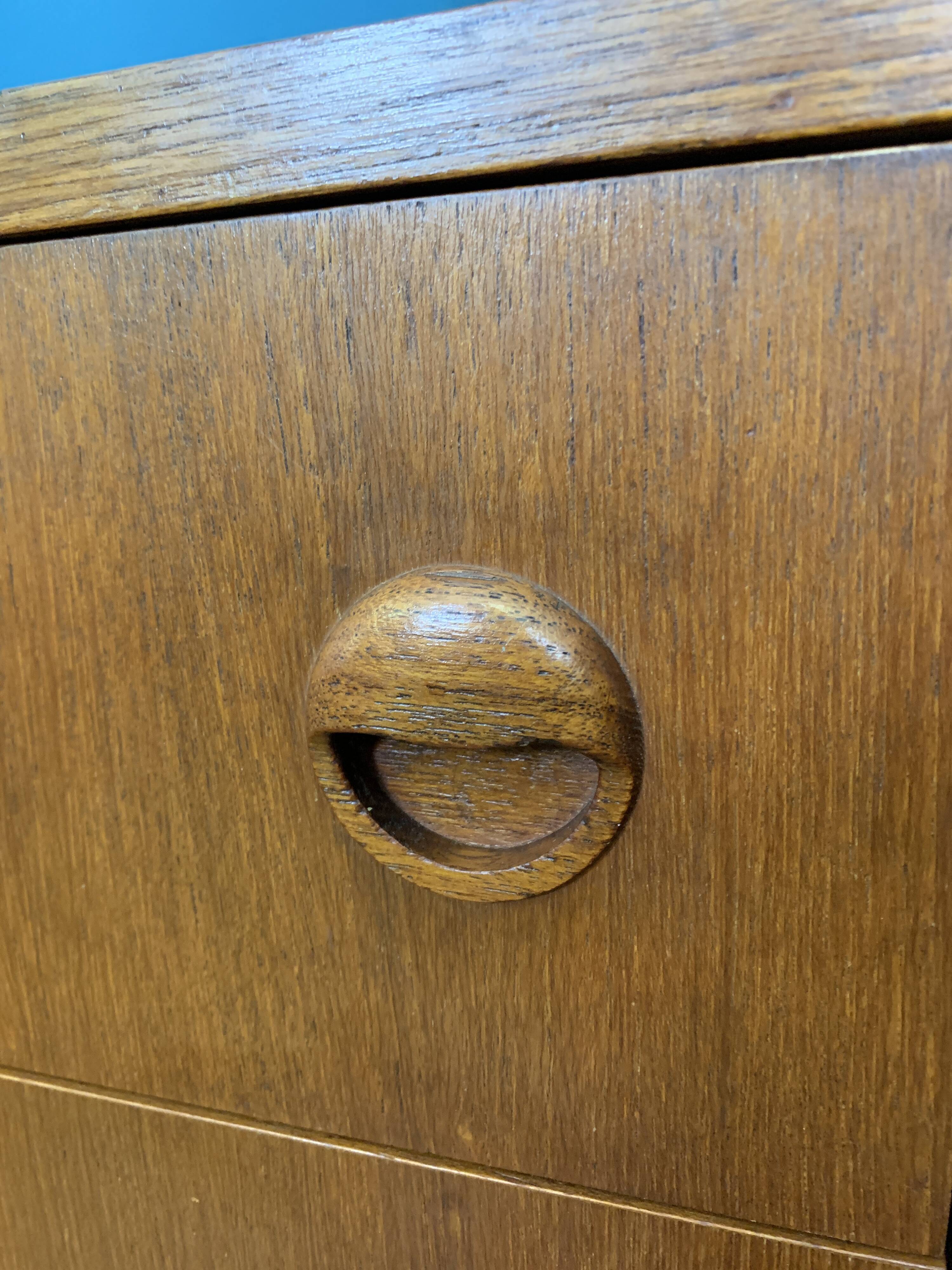 70's teak chest of drawers