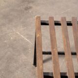 Italian slatted bench