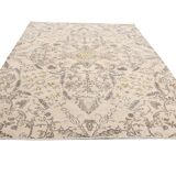 Cream & Light Yellow Turkish Vintage Rug, 215x320Cm