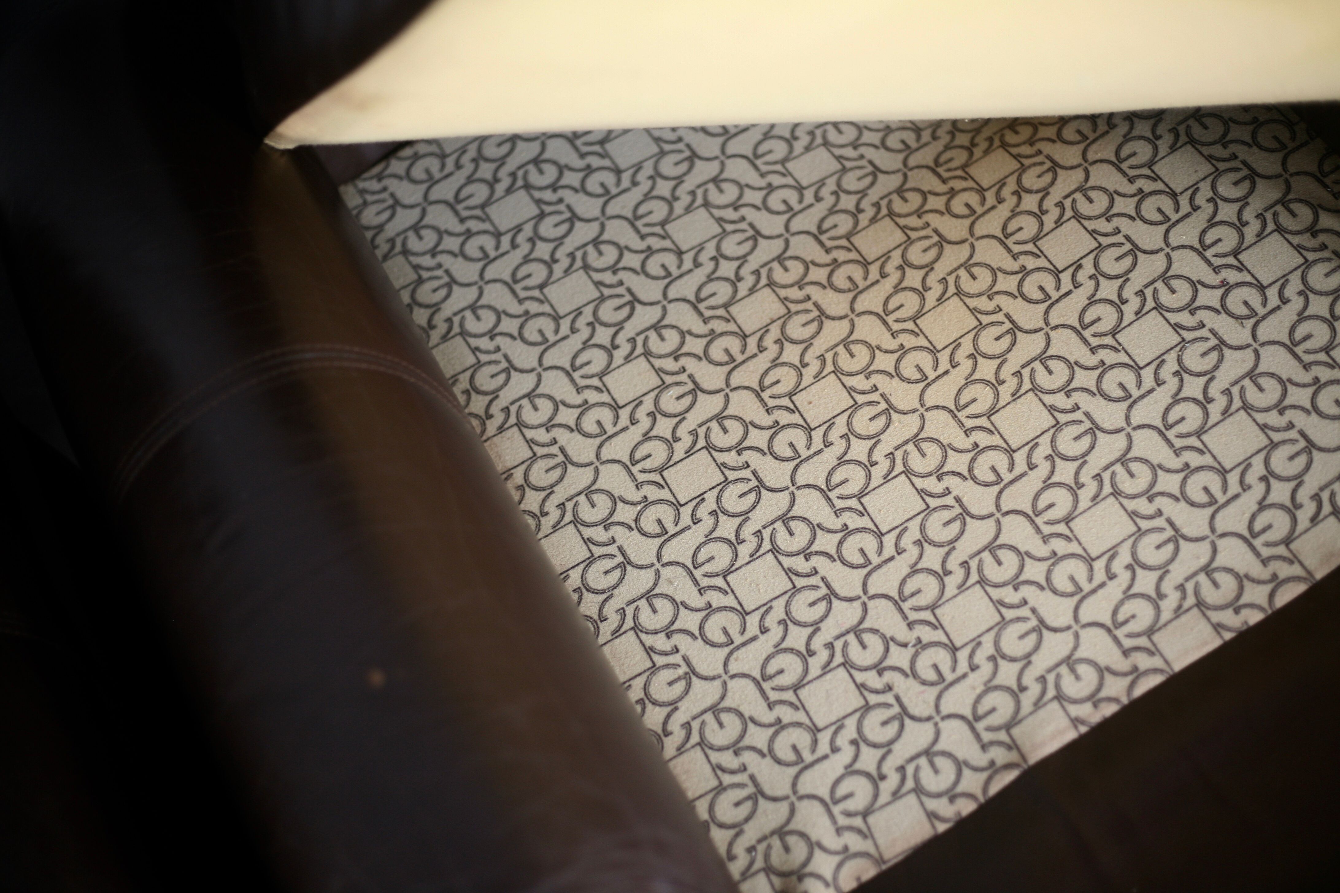 Pair of armchairs brown leather base stainless steel, France, circa 1970