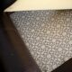 Pair of armchairs brown leather base stainless steel, France, circa 1970