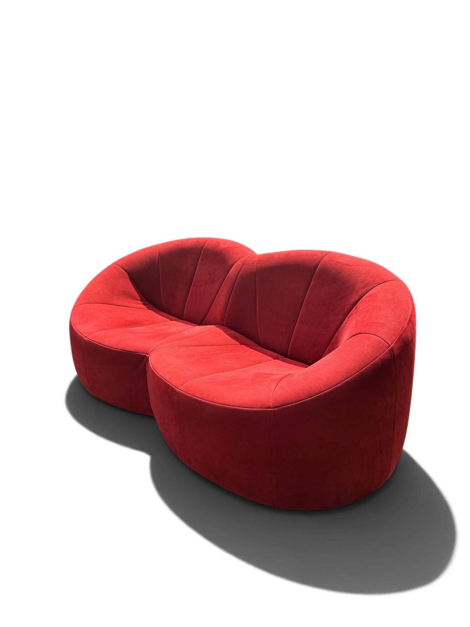 Red Pumpkin Sofa for 2 - Pierre Paulin - Ligne Roset (circa 2000)