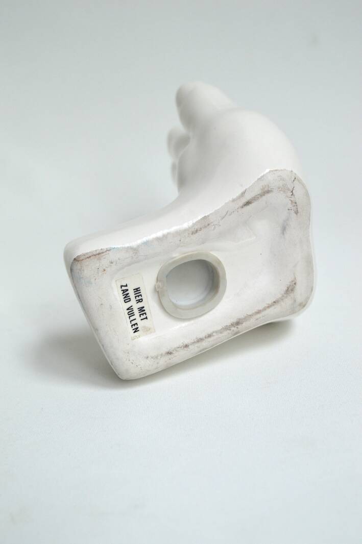 Ceramic hand bookends