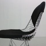 "DKR-2" Set of 4 Wire Chairs 'Bikini' by Eames for Herman Miller, 1960