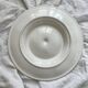 Round oyster or shell dish, vintage earthenware slip
