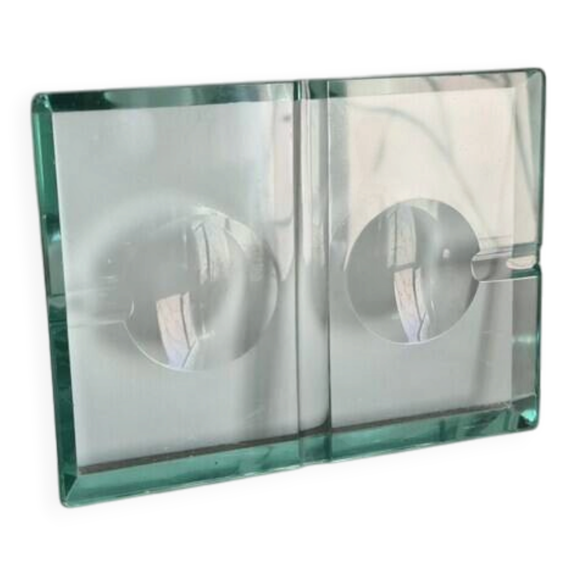 Mid-century Italian green glass ashtray - Catchall
