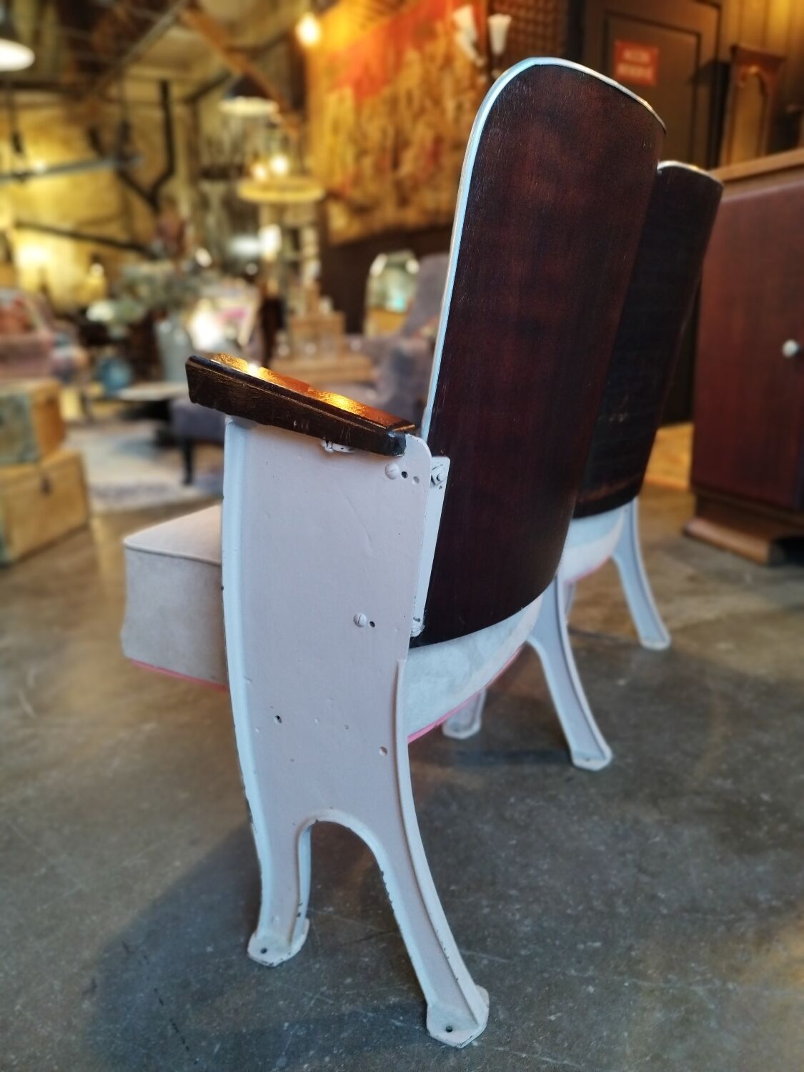 Cinema bench 2 seats 50s