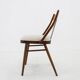 1950s Set of 4 Dining Chairs in Walnut Finish, Czechoslovakia