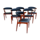 Set of 6 Johannes Andersen chairs