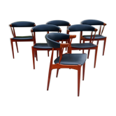 Lot de 6 fauteuils Johannes Andersen