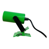 70s green clamp spot light