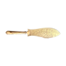 Gold metal fish serving knife