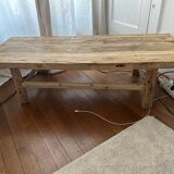 Antique coffee table in elm