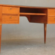 Plated style Louis XVI mahogany desk