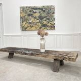 Large 1900 oak coffee table
