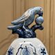 Large baluster vase with parrot - Holland, Delft 19th century