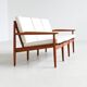 Svend Age Eriksen three-seat sofa in teak Glostrup Denmark 1960