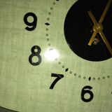 Clock pendulum formica bistrot bar 60s