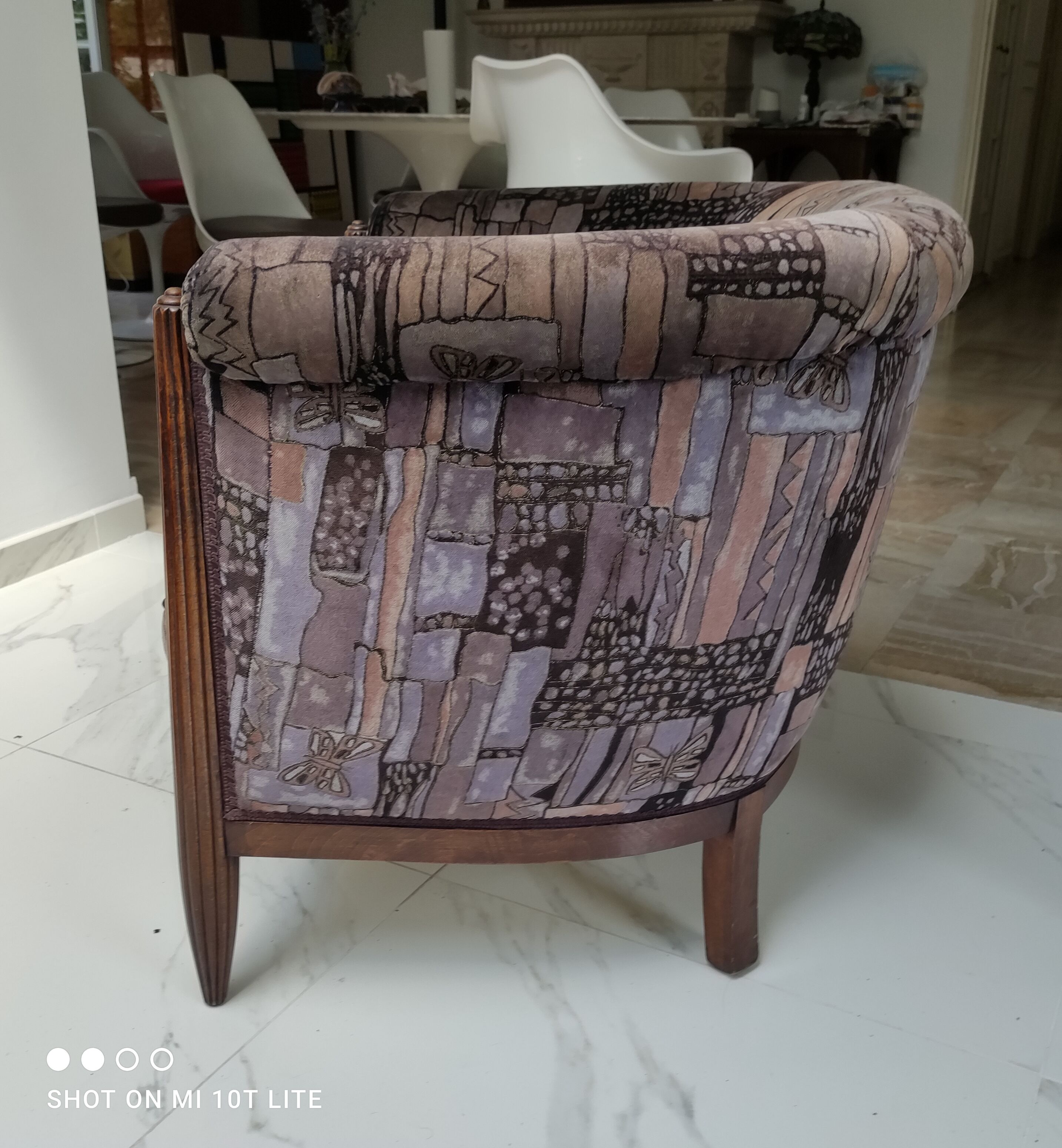 Pair of Art Deco armchairs