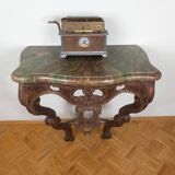 Antique German church console table, 19th century