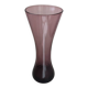 Transparent glass vase