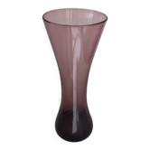 Transparent glass vase